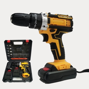 Taladro percutor multifunción de 21 V con batería de litio, taladro eléctrico recargable, juego de destornilladores eléctricos - Product Image 3