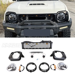 Grille de pare-chocs avant de voiture, grilles de course, calandre pour Suzuki Jimny 2012-2018, kit carrosserie, accessoires de voiture - Product Image 1