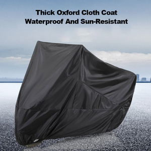 Housse de moto imperméable toutes saisons pour usage extérieur, durable, protégée contre les UV, avec trous pour cadenas, protection contre le soleil, la pluie et la poussière - Product Image 5