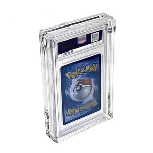 Vente <span class=keywords><strong>en</strong></span> gros UMI NK426 Support de présentation protecteur magnétique <span class=keywords><strong>en</strong></span> acrylique transparent compatible avec les boîtes de rangement pour cartes gradées et les boosters Pokémon - Product Image 4