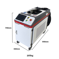 Nettoyeur laser à fibre pulsée haute puissance 2000W, refroidi par eau, pour le décapage de peinture sur de grandes structures en acier et en bois