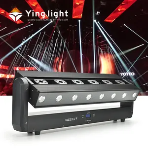 6 Eyes Beam+Strobe+Red Laser 3in1 Led Dot Matrix Moving Head Laser Light For Dj Disco Night Club Bar