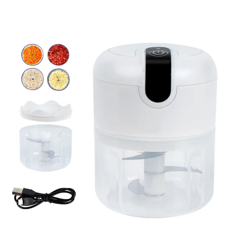 B97-0089 Usb Wireless Electric Mini Meat Grinder Automatic Portable Home Kitchen Food Crusher Mixer Garlic Chopper