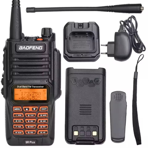 Talkie-walkie étanche IP54 avec une puissance élevée de 5 W, portée de 0 à 10 km, radio bidirectionnelle <span class=keywords><strong>VHF</strong></span>/UHF, batterie de 2000 à 2500 mAh, utilisation <span class=keywords><strong>marine</strong></span> et automobile - Product Image 2