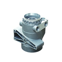 Boîtier d'unité en aluminium moulé sous pression non peint et sablé, certifié ISO/TS16949, de la marque DR, pour pièces de robot, avec moulage au sable