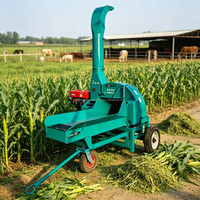 Broyeur à paille 4T, broyeur à jet haute pression d'une capacité de 4 tonnes par heure, broyeur d'ensilage, coupe-fourrage, déchiqueteur d'herbe fraîche