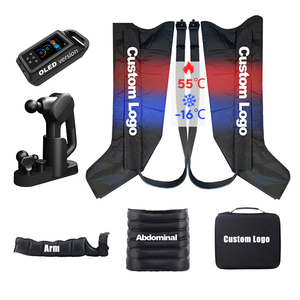 MAXTORC MF-AWI Elektrische Kompressions-Recovery-Stiefel für Athleten mit 6 Kammern für Bein-Luftmassage-Pressotherapie, wiederaufladbarer Akku, 3 Modi - Product Image 1