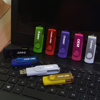 Venta al por Mayor de Memorias USB Giratorias de 16gb 32gb 64gb 128gb, Pendrive USB 2.0