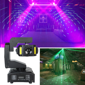 Último Mini Alien cabeza móvil Luz de escenario DMX 512 maestro-esclavo fiesta luz RGB Luces De discoteca para eventos de cumpleaños - Product Image 4