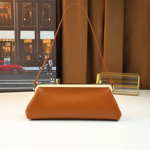 Bolso de Mano con Estampado de Leopardo para Mujer, Correa Simple Extraíble, Cierre con Bloqueo, Portátil, Elegante, para Fiestas y Bodas, de PU - Product Image 6