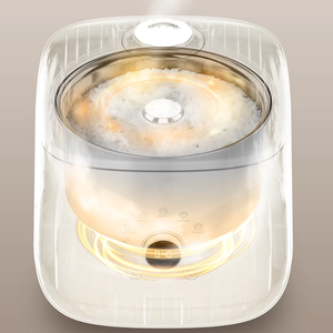 Cuisinière à riz intelligente 3L pour usage domestique avec fonction faible teneur en <span class=keywords><strong>sucre</strong></span>, 7 programmes de cuisson, bouton rotatif, écran tactile numérique, minuterie 24H - Product Image 4
