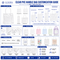 Sac isotherme transparent en PVC personnalisé pour vin et bière, pliable, idéal pour les fêtes et cadeaux, vente en gros