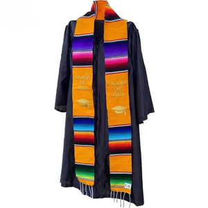 Fascia/Stola di Laurea in Raso Lavorato a Maglia per la Classe 2025, Stile Messicano/Hispanico, Unisex, per la Scuola - Vendita all'Ingrosso - Product Image 3