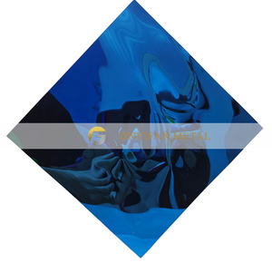 Sang trọng titan vàng thép không gỉ gợn sóng tấm, gương kết thúc, 304 cấp, lý tưởng cho các tấm tường trang trí - Product Image 6