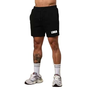 Shorts de sport pour homme avec poches, tissu et logo personnalisés, vêtements de sport respirants, shorts de course - Product Image 1