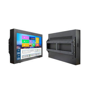 Pantalla de <span class=keywords><strong>TV</strong></span> LCD para exteriores, alto brillo, 86, 98 pulgadas, pantalla Horizontal, máquina de publicidad montada en la pared, Monitor LCD CCTV grande - Product Image 4