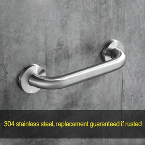 Barra de apoyo Saint Grab de 30CM, 40CM, 50CM, 60CM, de aleación de aluminio cepillado, pasamanos de seguridad para baño para personas mayores y discapacitadas - Product Image 4
