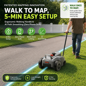 Tondeuse à gazon robotisée intelligente mini nouvelle génération, automatique, télécommandée, étanche, pour jardin, tondeuse à gazon robotisée à batterie, en vente - Product Image 4