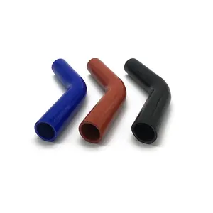 Factory Direct Sales 45 90 135 180 Degree Silicone Elbow Hose 60mm Silicone Hose