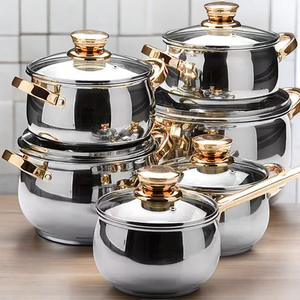 Bộ nồi nấu đa năng bằng thép không gỉ 304, nồi sữa, dụng cụ nhà bếp - Product Image 5