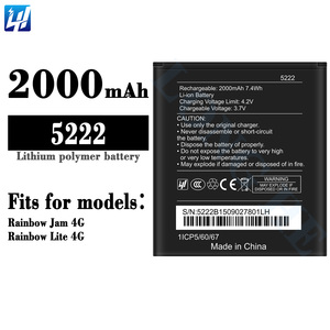 Batterie de remplacement de haute qualité 3.7V 2000mAh 5222 pour <span class=keywords><strong>WIKO</strong></span> Rainbow Jam 4G Rainbow <span class=keywords><strong>Lite</strong></span> 4G - Product Image 2