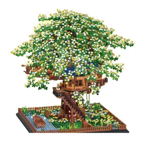 Smok — blocs de construction, 031004 21318 8000 pièces/ensemble de séries créateur, modèle de maison d'arbre, jouets, briques