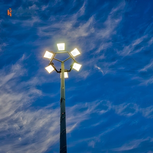 เสาไฟ LED กำลังสูง 1200W/2400W สำหรับสนามกีฬาและถนนกลางแจ้ง มาตรฐาน IP66 ตัวโคมอลูมิเนียม รับประกัน 5 ปี พร้อมลำแสงส่องสว่าง - Product Image 4