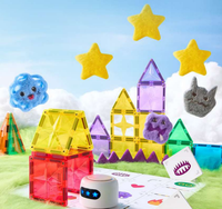 Jouet éducatif STEM pour enfants MNTL, jouets de codage magnétique, apprentissage intelligent sans écran, premier robot de codage pour les tout-petits