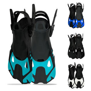 Yetişkinler ve çocuklar için hafif silikon kısa yüzgeçleri dalış ve yüzme eğitim dişli ücretsiz kauçuk <span class=keywords><strong>Flippers</strong></span> - Product Image 3