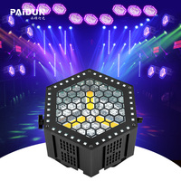 Barra de luz estroboscópica Hexagonal Retro LED de 100W, atmósfera de matriz transparente, luz de escenario móvil con DMX512 para carreras de caballos