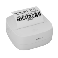 Printer foto termal Mini Portabel 2 inci, perangkat ramah seluler 58mm