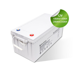 Batterie Gel Sûre pour Alimentation Fabricant Chinois 12v 24v 100ah 150ah 200ah 250ah 300ah Batteries Gel à Décharge Profonde - Product Image 1