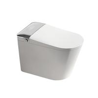 Toilette intelligente moderne de luxe avec chauffage électrique, bidet automatique, lavage cyclonique, fixation au sol pour salle de bain