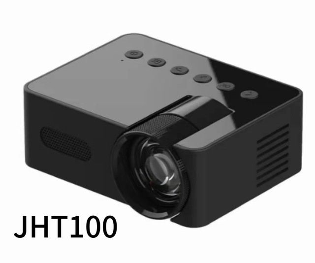 New Style JHT100 Mini Projector 1080P Supported Mobile Video Home Cinema Portable Wifi Wireless Mirroring Android Smartphone