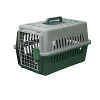 Cage de transport légère et respirante pour animaux de compagnie, en plastique, portable, pour l'extérieur et les voyages en avion, pour chiens et chats, la meilleure et la plus solide, vente en gros d'usine