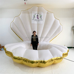 Tùy chỉnh thực hiện <span class=keywords><strong>Inflatable</strong></span> <span class=keywords><strong>Shell</strong></span> <span class=keywords><strong>Float</strong></span> bóng/khổng lồ vỏ biển Hình dạng/<span class=keywords><strong>Inflatable</strong></span> vỏ biển với ngọc trai - Product Image 4