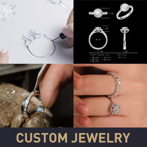 Viresa bán buôn 3M-8mm 0.1ct-2ct vvs moissanite kim cương 100% vượt qua Kim Cương Tester Vòng rực rỡ cắt lỏng moissanite đá - Product Image 5