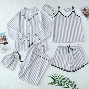 YB Direct Supply : Ensemble parent-enfant pyjama froissé à bulles – Débardeurs et shorts pour femmes, ensemble deux pièces pour enfants, vêtements d'intérieur - Product Image 2