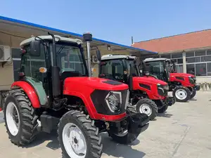 LUTIAN diseño pequeño agrícola para venta al por mayor Mini tractor 50hp 60hp 70hp tractor de granja mini tractor precio