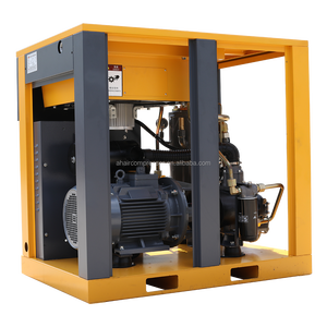 מפעל תעשייתי מחיר ישיר מונע מגנט קבוע מנוע משתנה תדר כונן בורג מדחס אוויר מדחס משאבת - Product Image 2