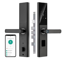 Fabrieks prijs Tuya Smart WiFi Digitale Deurvergrendeling Code RFID IC Kaart Smartphone App Ontgrendeling Biometrische Vingerafdruk Slimme Sloten