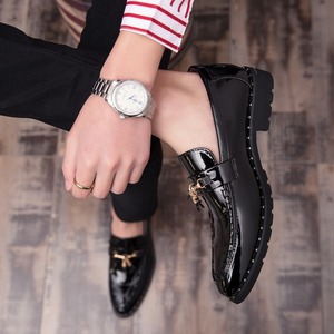 Nouvelles Chaussures Habillées Décontractées en Cuir pour Hommes, Style Printemps-Automne 2022, à Franges Personnalisées et Bride Cheville, Idéales pour le Business et les Occasions Formelles - Product Image 2