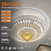 Fournisseur professionnel de lustres LED de luxe, lumière blanche neutre, hall d'hôtel, personnalisable, cristal K9, design moderne
