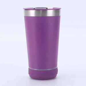 Double Wall Stainless Steel <b>Coffee</b> Mug With Custom Color and Logo Gift Bottle With Bluetooth Connectivity - Product Image 4