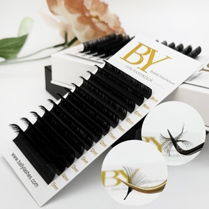 Extensiones de <span class=keywords><strong>Pestañas</strong></span> Individuales de Seda, Bandejas de <span class=keywords><strong>Pestañas</strong></span> Suaves de Cachemira, Suministros de <span class=keywords><strong>Pestañas</strong></span> Negras Mate Oscuras, <span class=keywords><strong>Precio</strong></span> al por Mayor, Marca Privada - Product Image 2