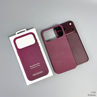 Étui magnétique VAWI L155 en lin texturé pour iPhone 17, avec boutons indépendants, coque TechWoven pour iPhone 16 17 18 Pro Max