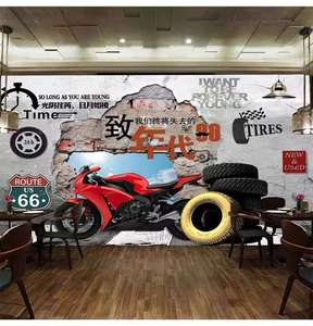 Grand <span class=keywords><strong>papier</strong></span> <span class=keywords><strong>peint</strong></span> mural <span class=keywords><strong>3D</strong></span> pour <span class=keywords><strong>voiture</strong></span> Style asiatique Peel Stick <span class=keywords><strong>Papier</strong></span> <span class=keywords><strong>peint</strong></span> imperméable à l'eau sur le thème de la maison pour restaurant, bureau et maison - Product Image 5