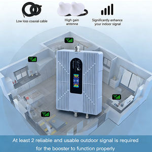 Nouvel <span class=keywords><strong>amplificateur</strong></span> de signal mobile et réseau 4 bandes 5G <span class=keywords><strong>4G</strong></span> LTE 3G et <span class=keywords><strong>amplificateur</strong></span> de couverture, répéteur de signal de téléphone portable pour la maison - Product Image 2