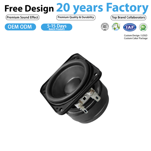 Factory Direct Affordable 2 Inch Full Range Speaker Accessories OEM ODM Portable HiFi Systems