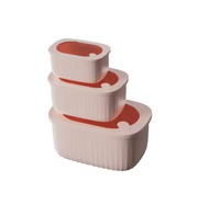 Boîte à lunch chauffable au micro-ondes, hermétique, en plastique, écologique, sans BPA, de qualité alimentaire, capacité 1300 ml, pour réfrigérateur